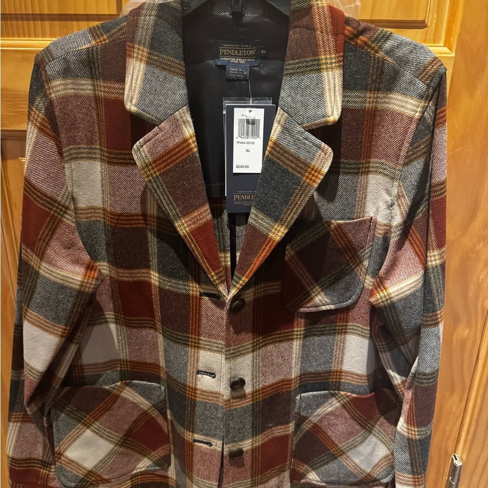 Pendleton Men's Multicolor Plaid Jacket